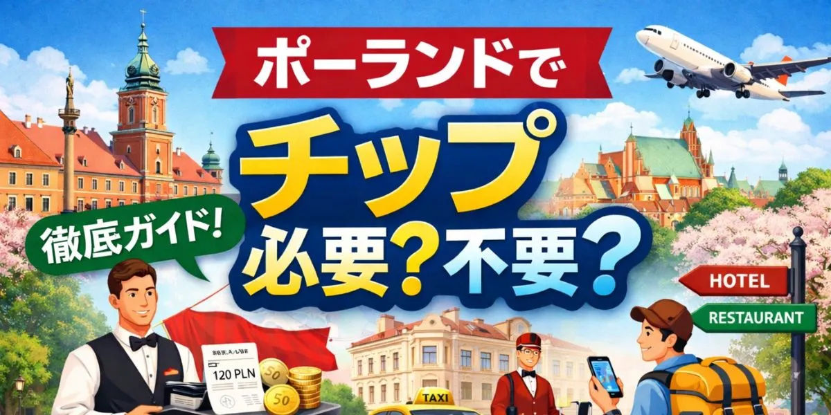 ポーランドでチップは必要？相場・渡し方・注意点を現地情報で徹底解説
