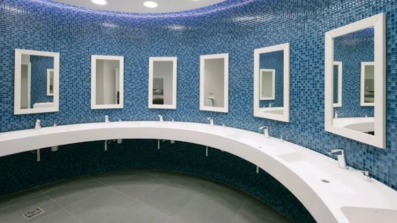 ショッピングモールのトイレの写真