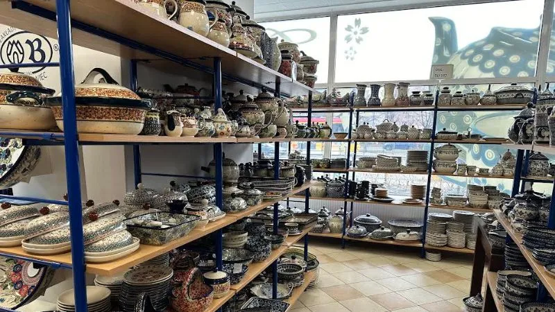 ボレスワヴィエツ専門店の店内