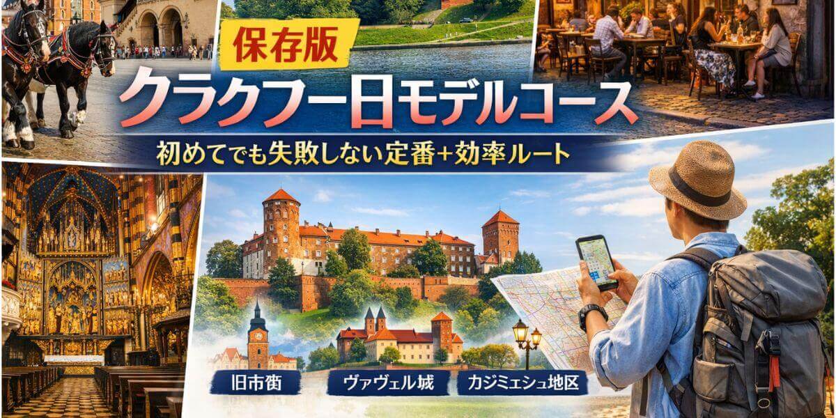クラクフの一日観光モデルコース