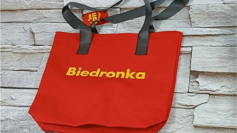 Biedronkaのエコバッグ(ポーランドのディスカウントスーパー)