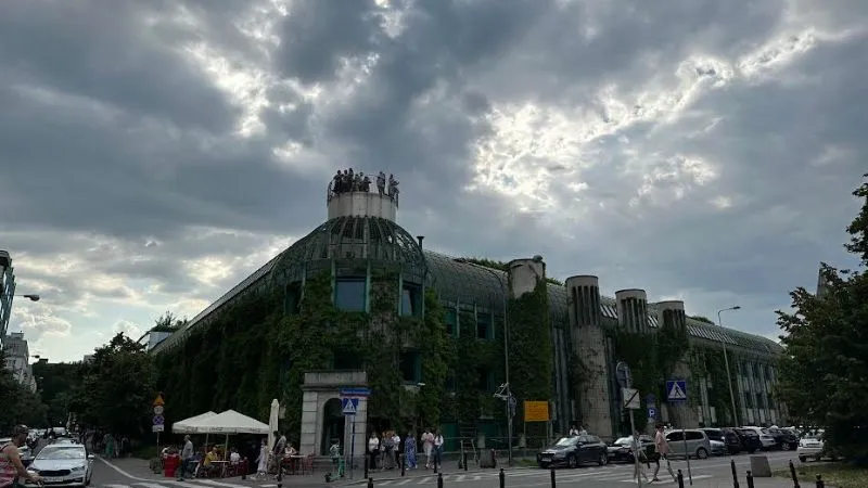 ワルシャワ大学図書館の展望台