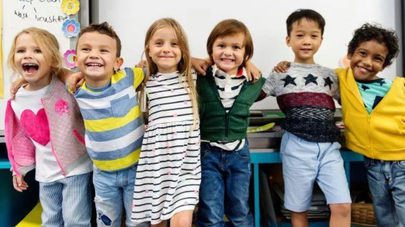 ポーランドの学校に通う子供たちの様子